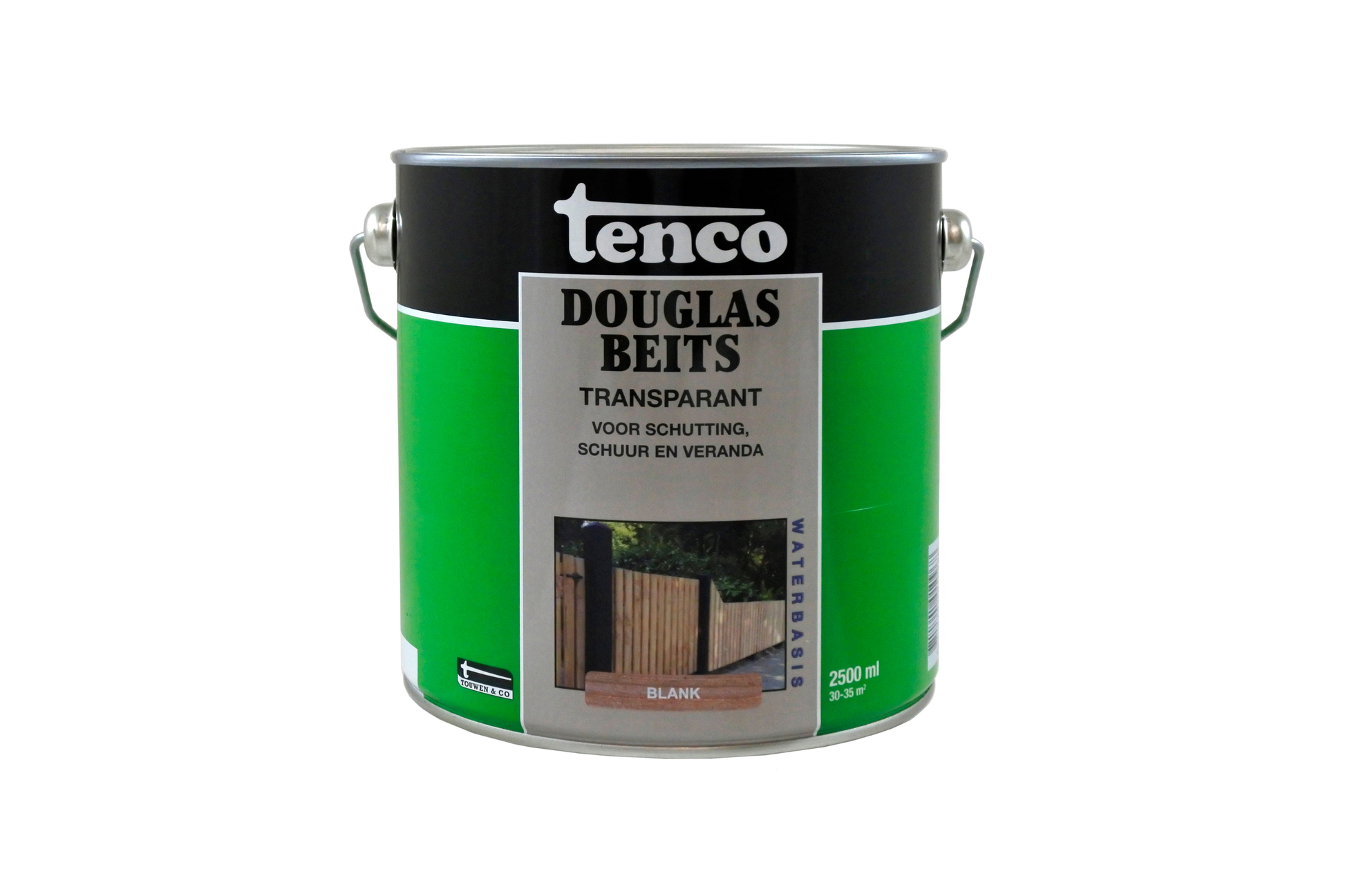 Tenco Douglasbeits Transparant blik Blank witte achtergrond 2.5L