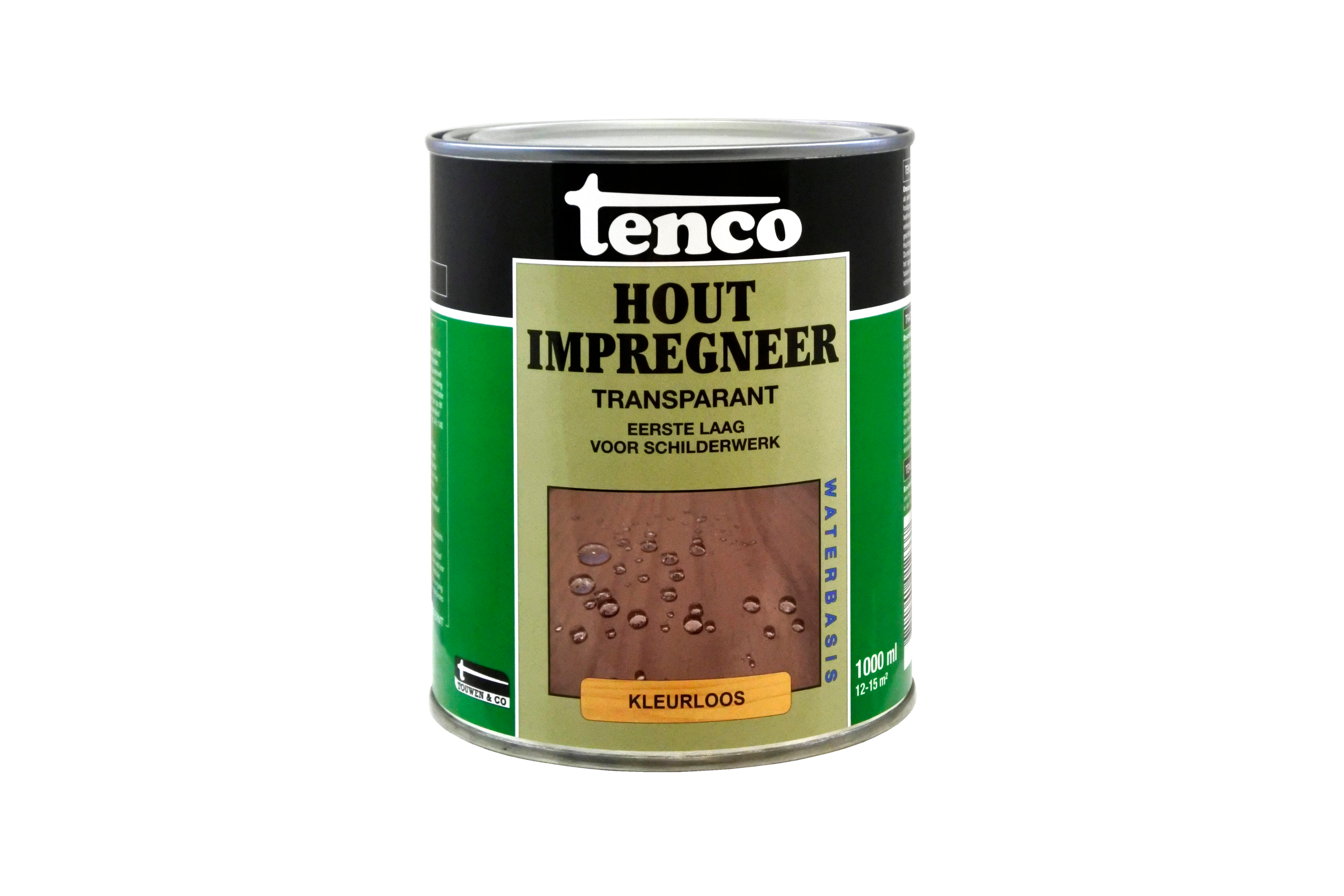 Tenco Hout Impregneer blik 1L witte achtergrond