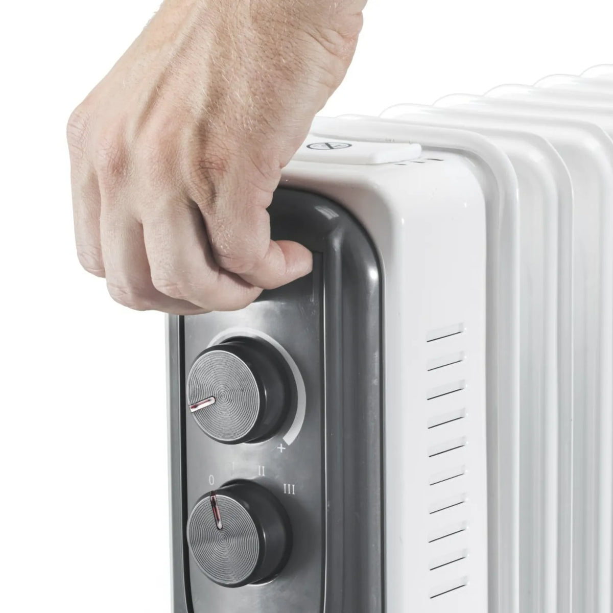 Trotec TRH 20 E olieradiator verplaatsen aan het draaghandvat