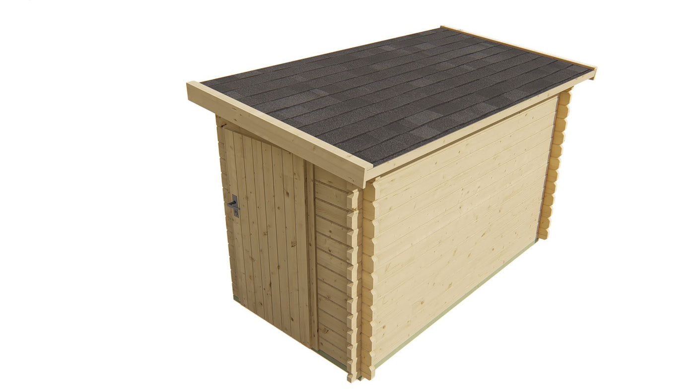Blokhut aanbouw 28mm