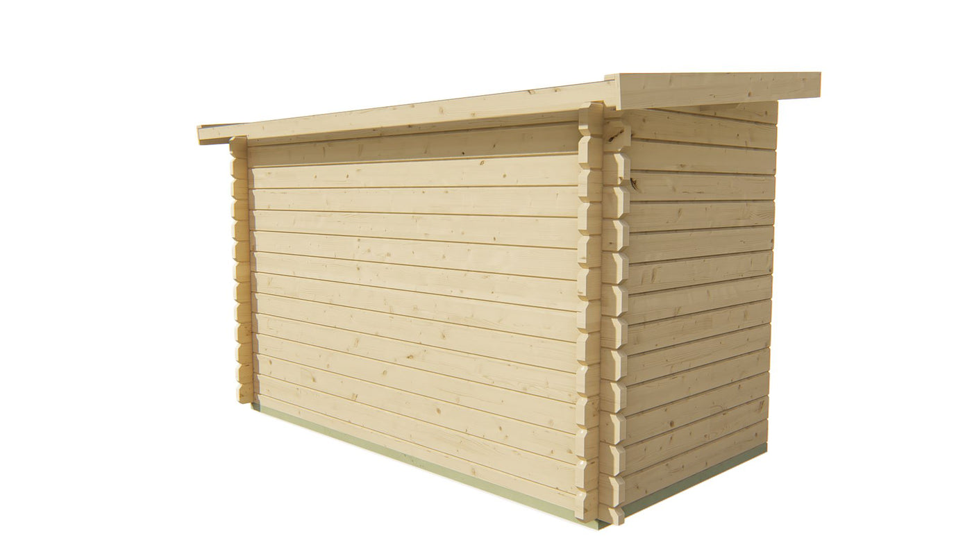 Blokhut aanbouw 28mm