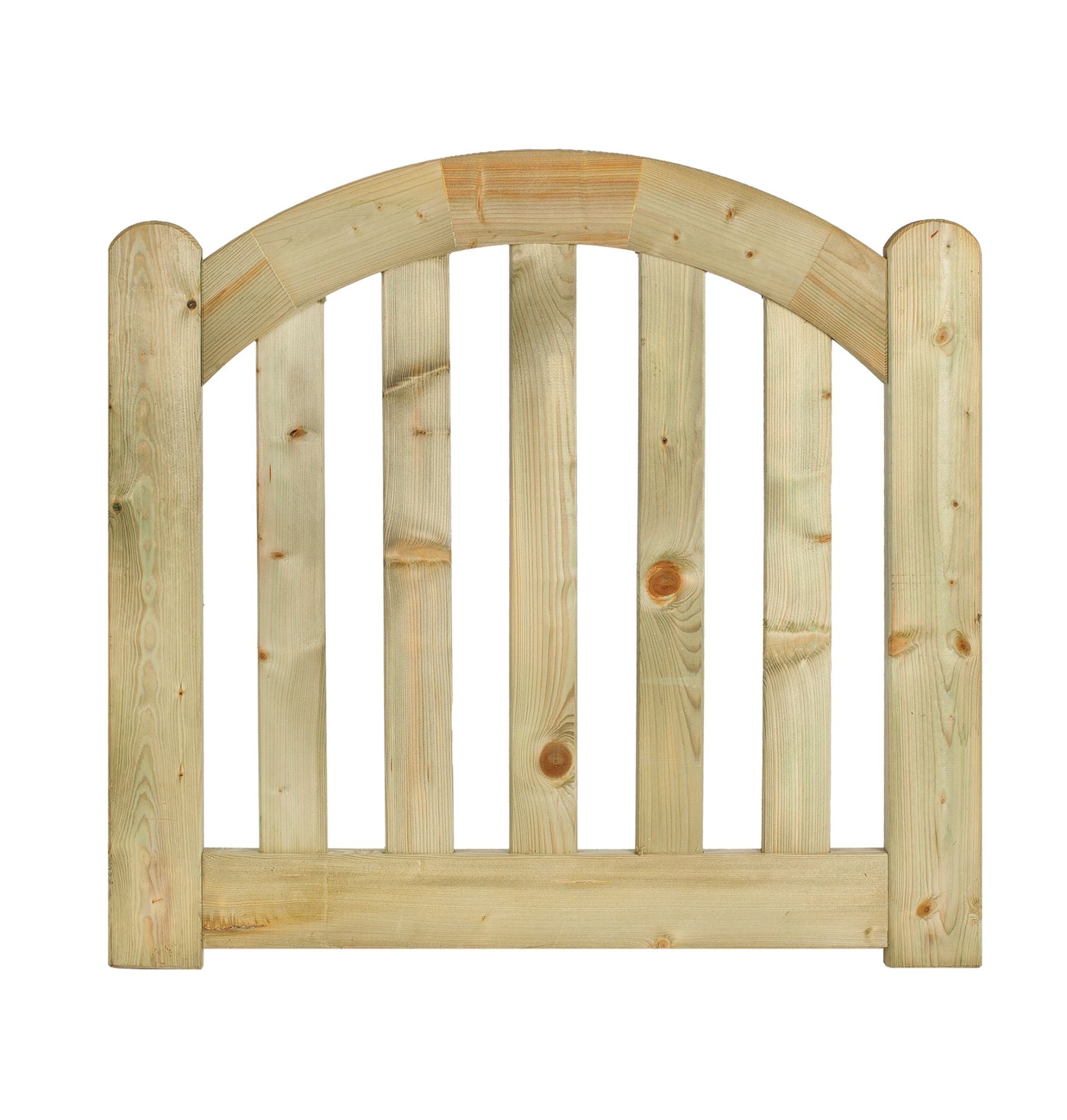 Tuinhekdeur grenen groen geïmpregneerd de Luxe 80 x 100 x D4 cm