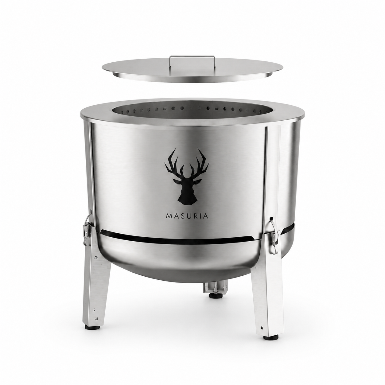 Alpha 600 Silver Tuinset bundel – vuurkorf met deksel accessoire