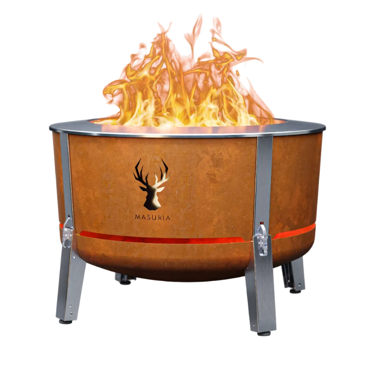 Alpha 800 Premium Rookloze Vuurkorf 80 cm – Corten