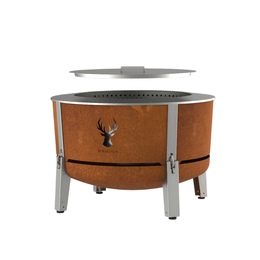 Alpha 800 Premium Rookloze Vuurkorf 80 cm – Corten