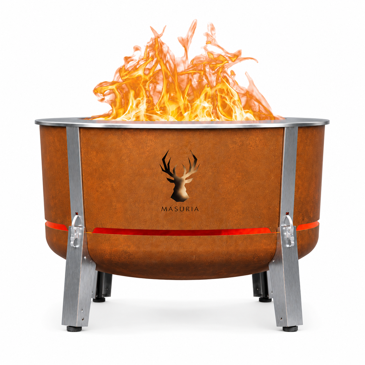 Alpha 800 Premium Rookloze Vuurkorf 80 cm – Corten
