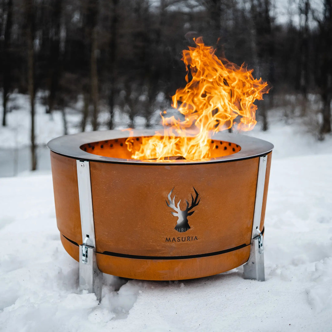 Alpha 800 Premium Rookloze Vuurkorf 80 cm – Corten