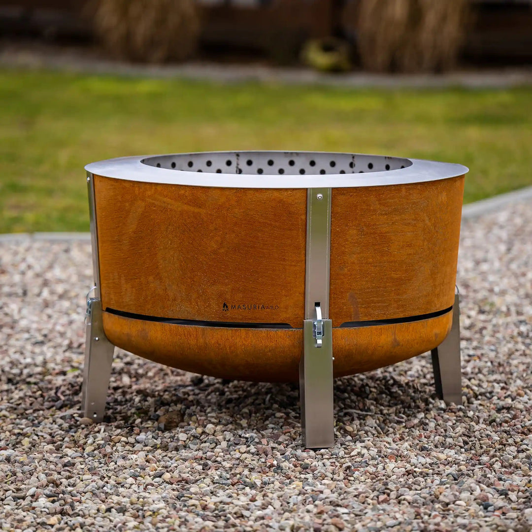 Alpha 800 Premium Rookloze Vuurkorf 80 cm – Corten