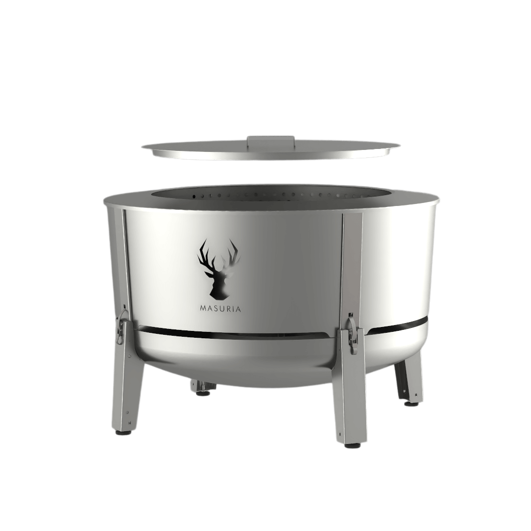 Alpha 800 Silver Tuinset bundel – vuurkorf met deksel accessoire