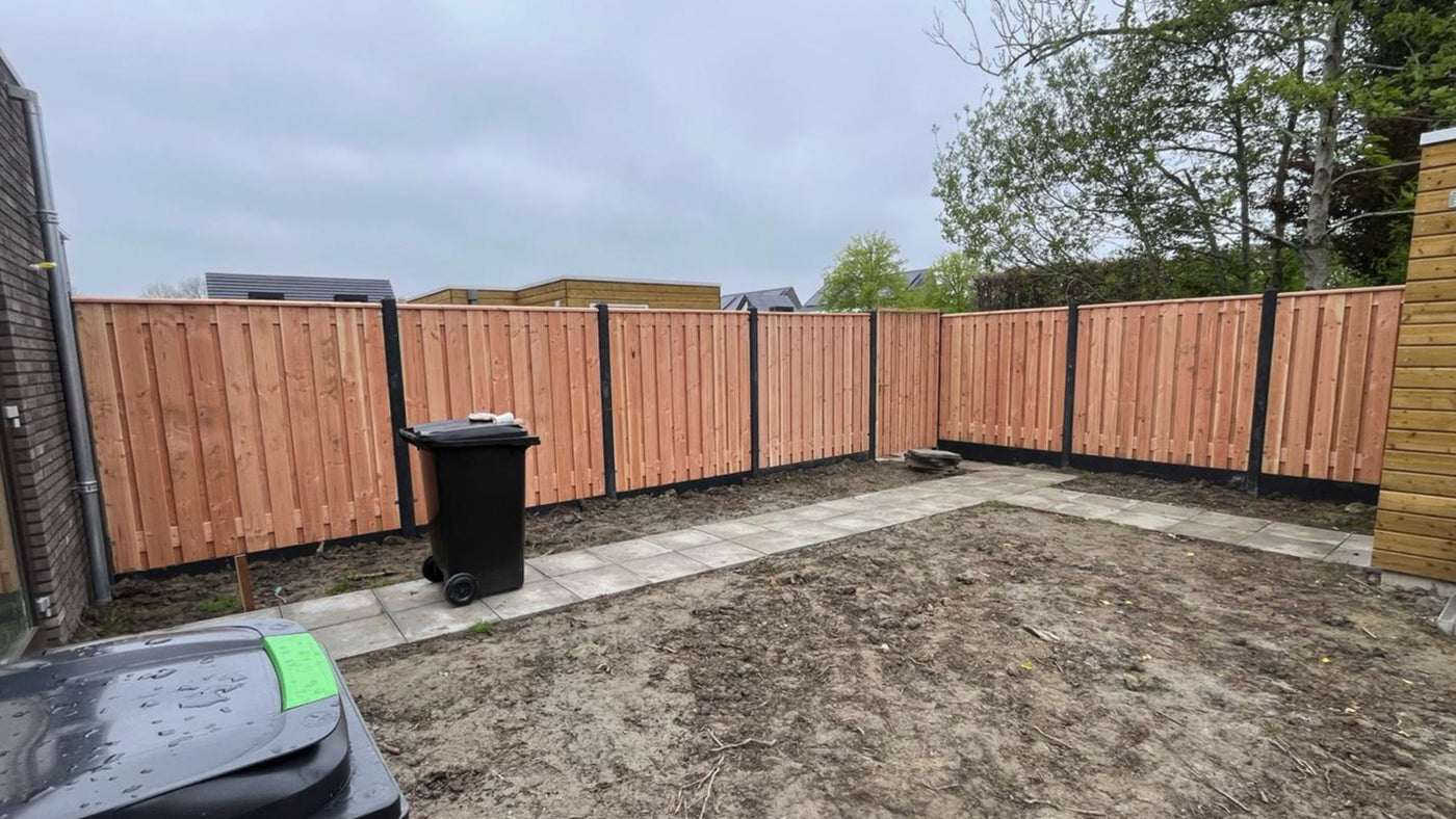 Complete Douglas Hout Beton Schutting pakket - START PAKKET