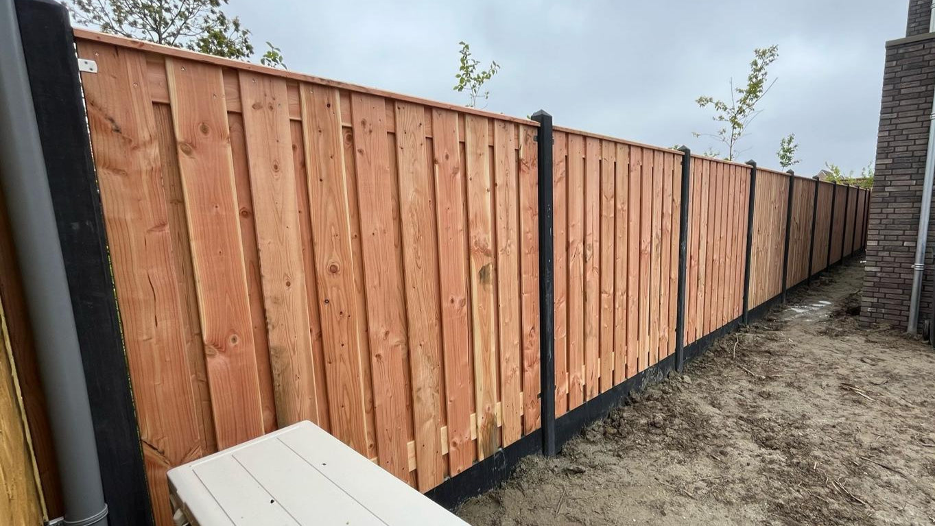 Complete Douglas Hout Beton Schutting pakket - START PAKKET