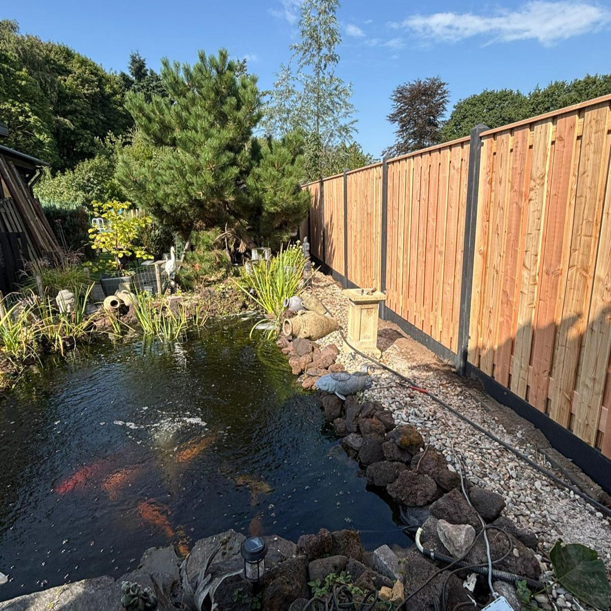 Complete Douglas Hout Beton Schutting pakket - START PAKKET