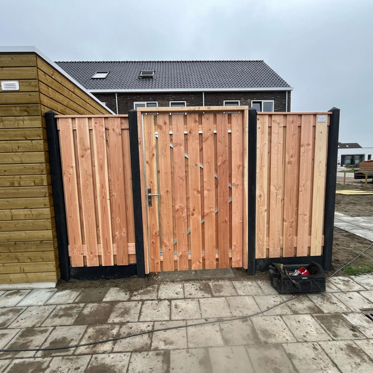 Douglas poortdeur compleet | 195cm hoog