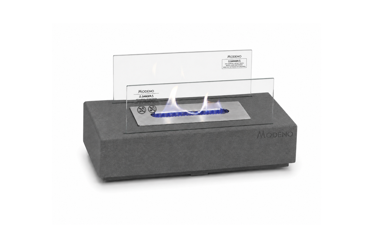 Modeno Kira ethanol tafelhaard donkergrijs 35 cm