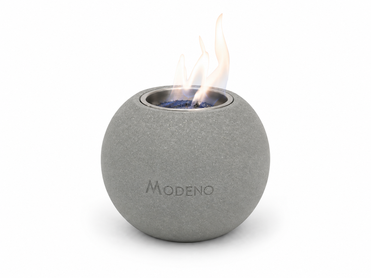 Modeno Paffu ethanol tafelhaard lichtgrijs 17 cm