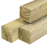 Houten schuttingpaal Grenen | 8,8x8,8x300 cm