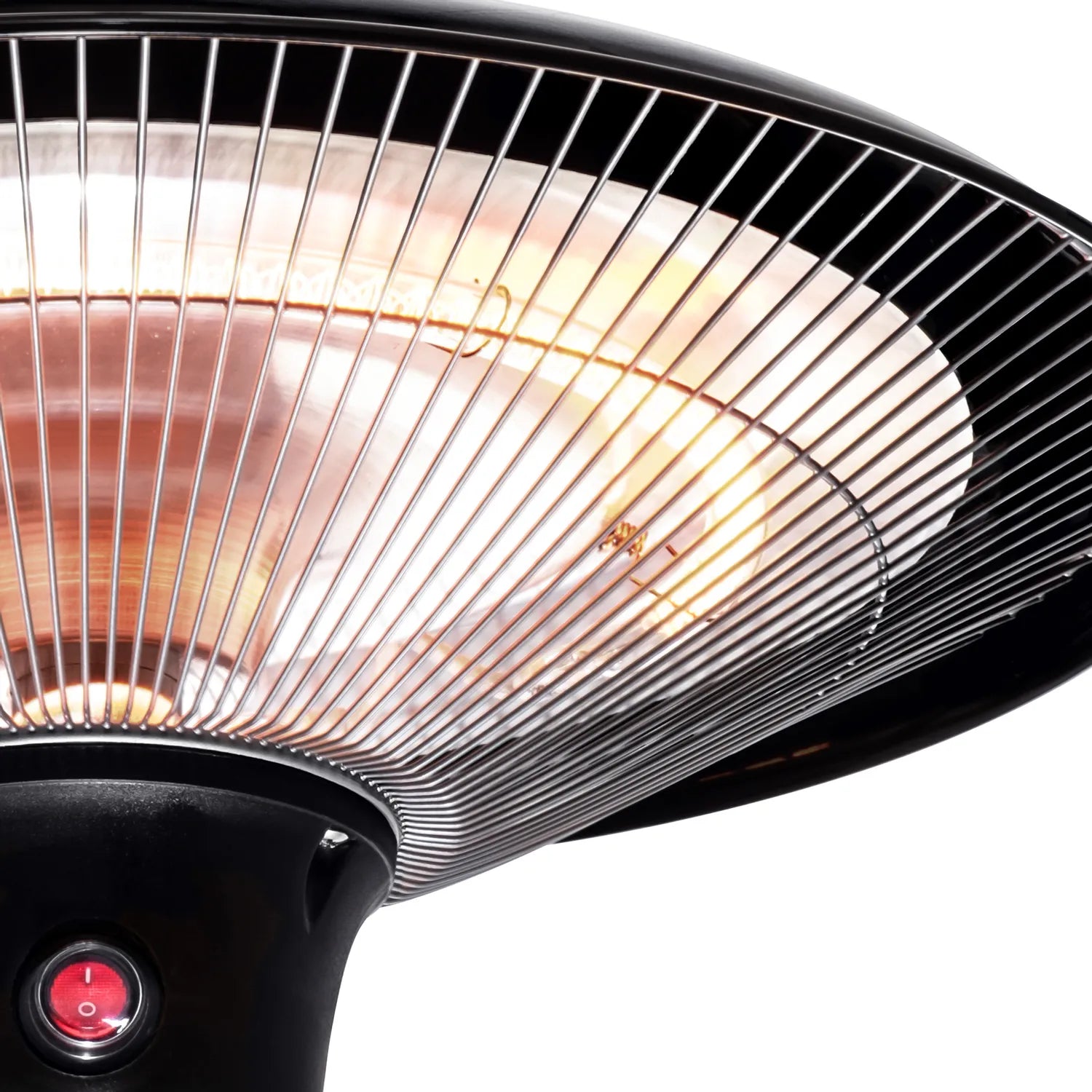 Trotec IR 1500 SC infrarood plafondstraler zwart detail carbon warmtebuis