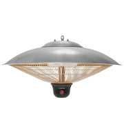 Trotec IR 2000 SC infrarood plafondstraler zilverkleurig, witte achtergrond