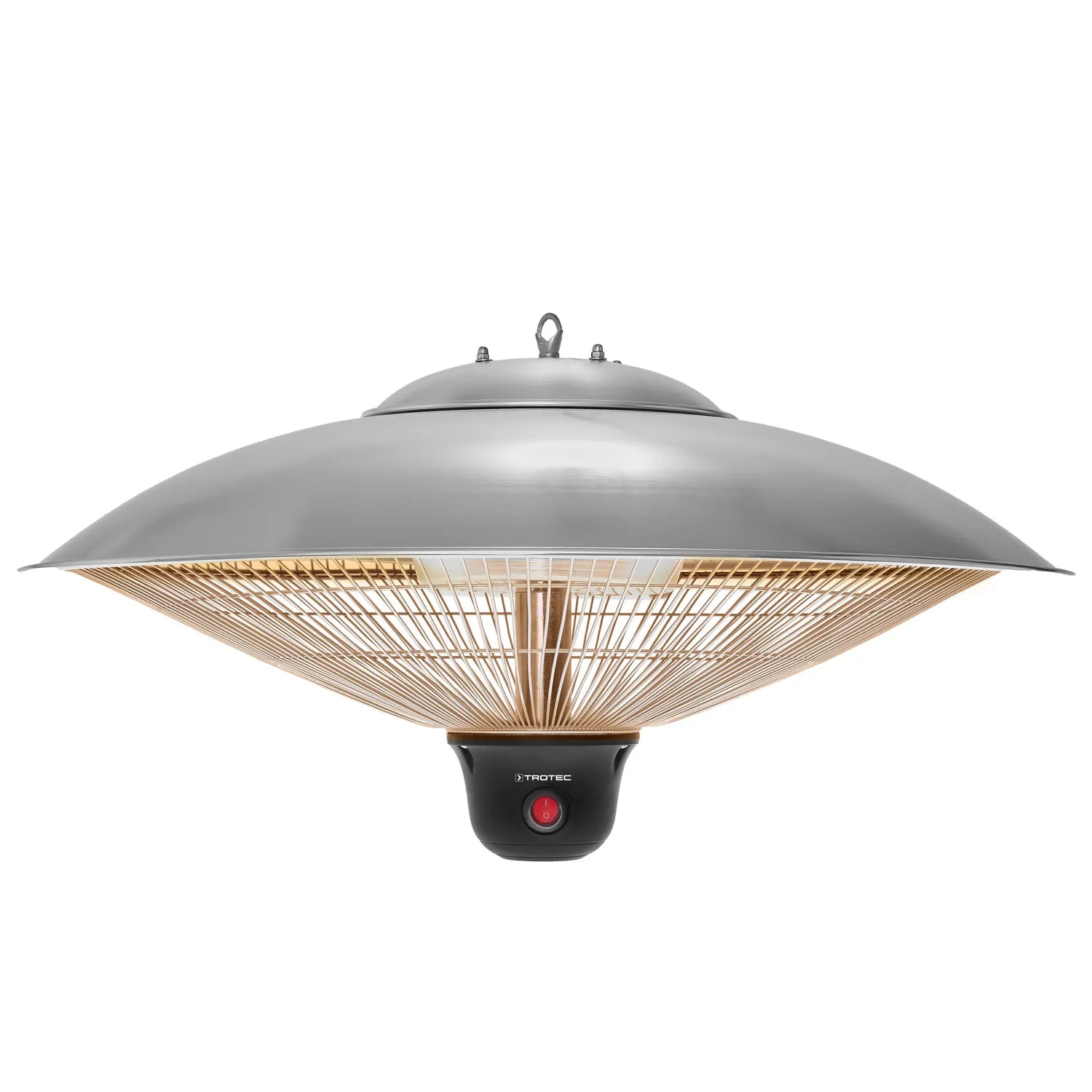 Trotec IR 2000 SC infrarood plafondstraler zilverkleurig, witte achtergrond
