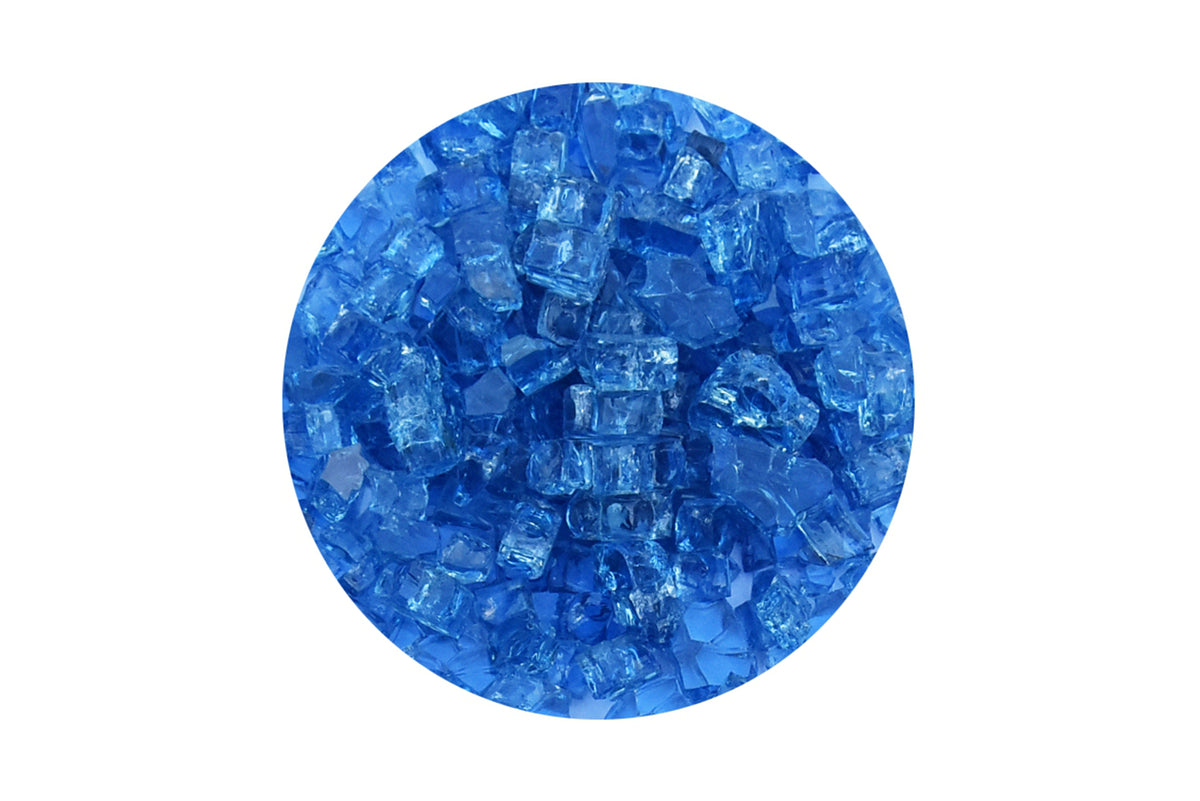 Elementi vuurvast decoratieglas caribbean blue ODS02203 5-8 mm
