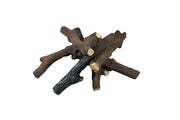 Elementi keramiek brandhout set ODW01003 6 stuks