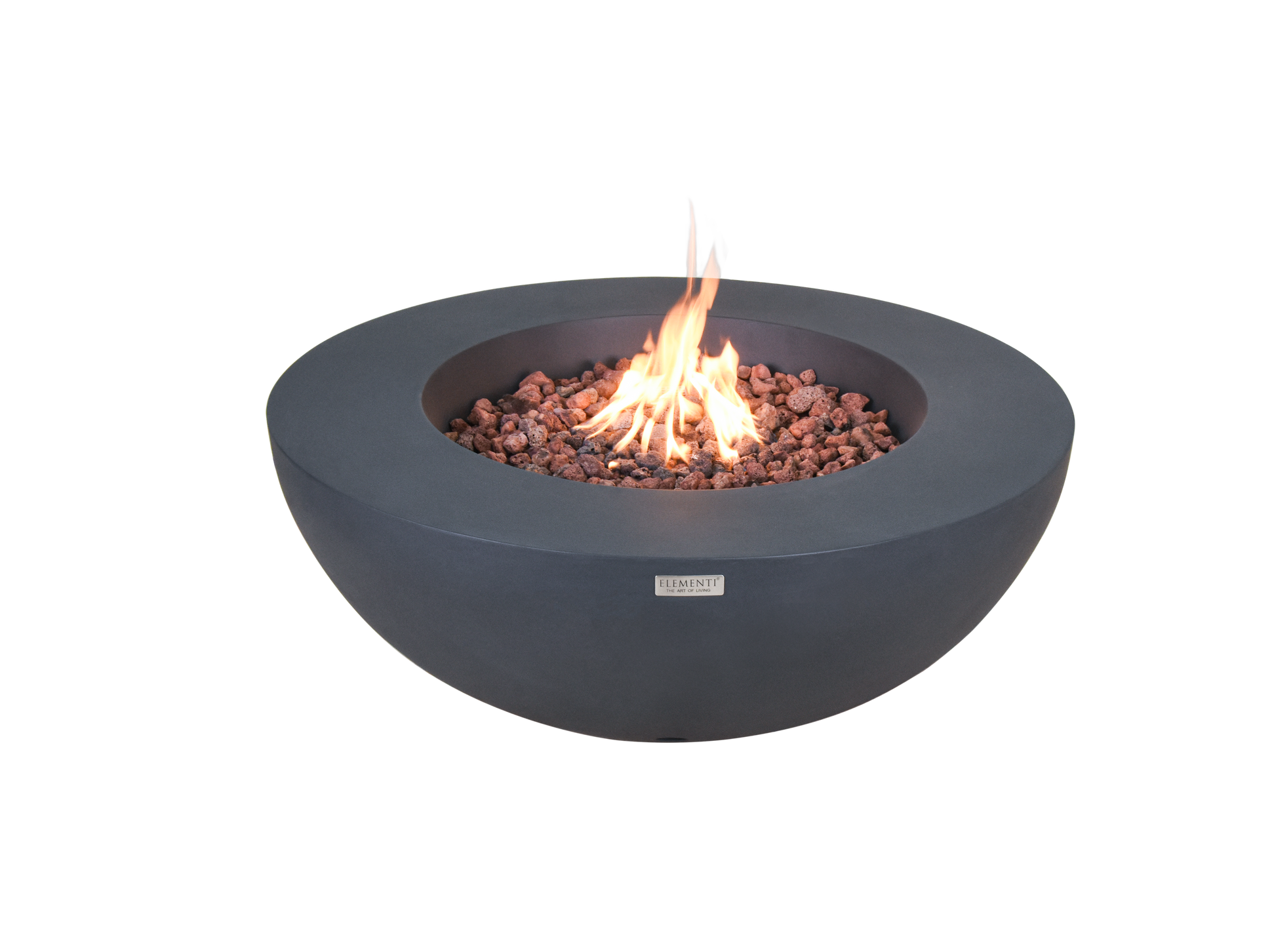 Elementi Lunar Bowl gasvuurschaal donkergrijs 107 cm