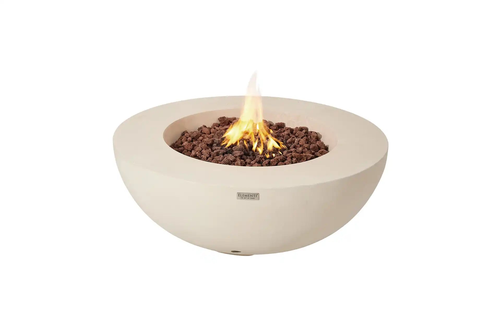ELEMENTI LUNAR BOWL gasvuurkom crèmewit 107 cm