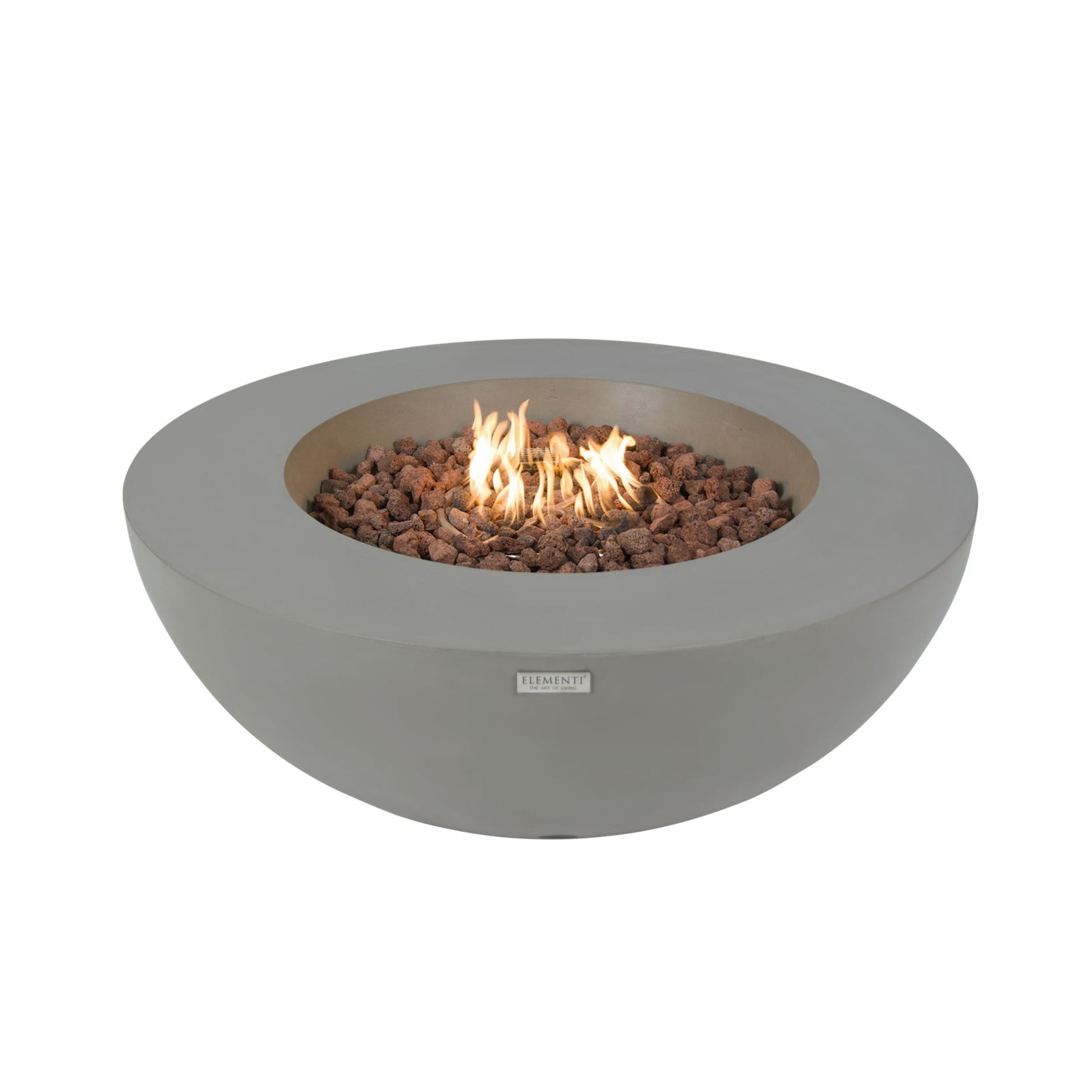 Elementi Lunar Bowl gasvuurschaal lichtgrijs 107 cm