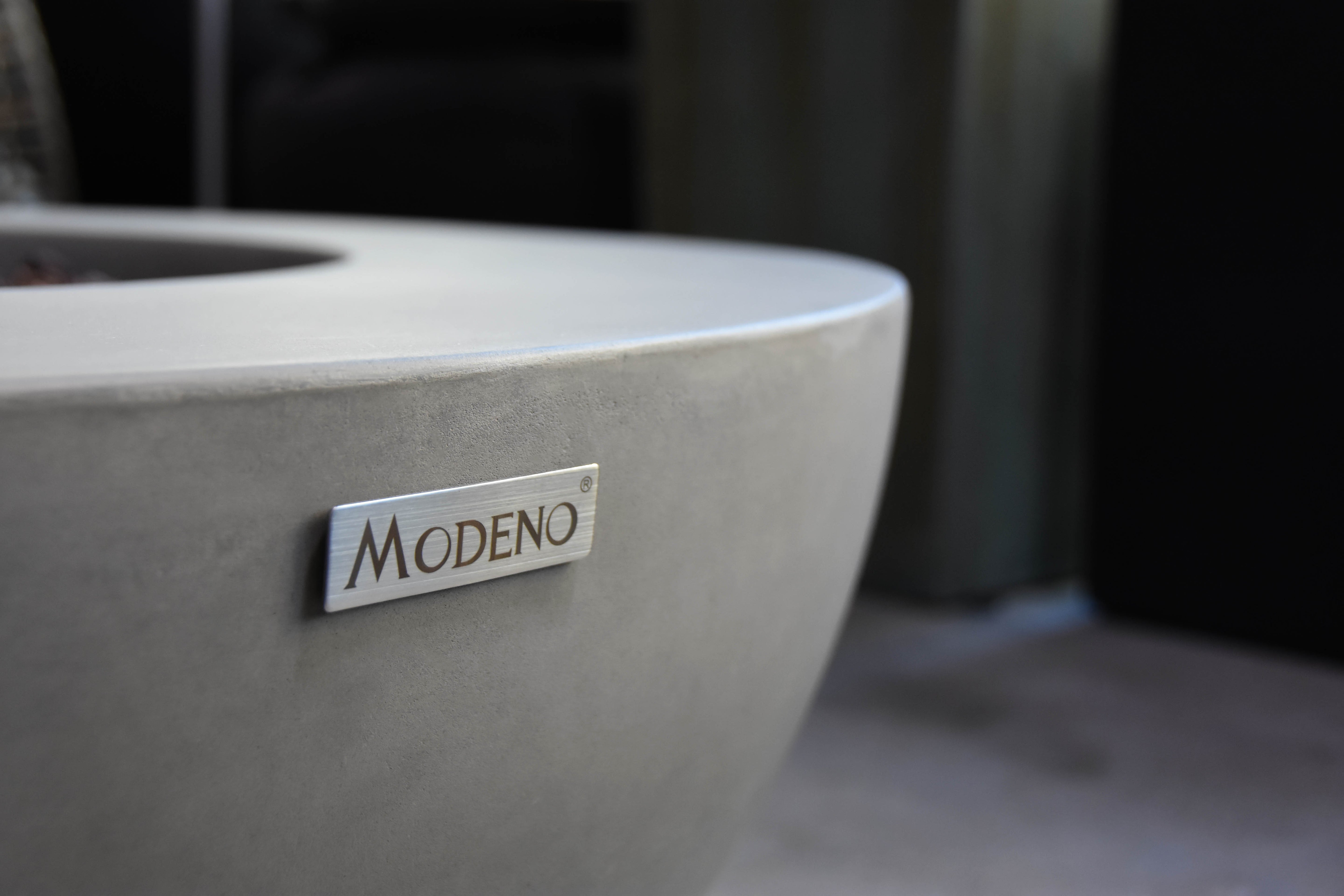 Modeno Roca materiaaldetail betonlook lichtgrijs