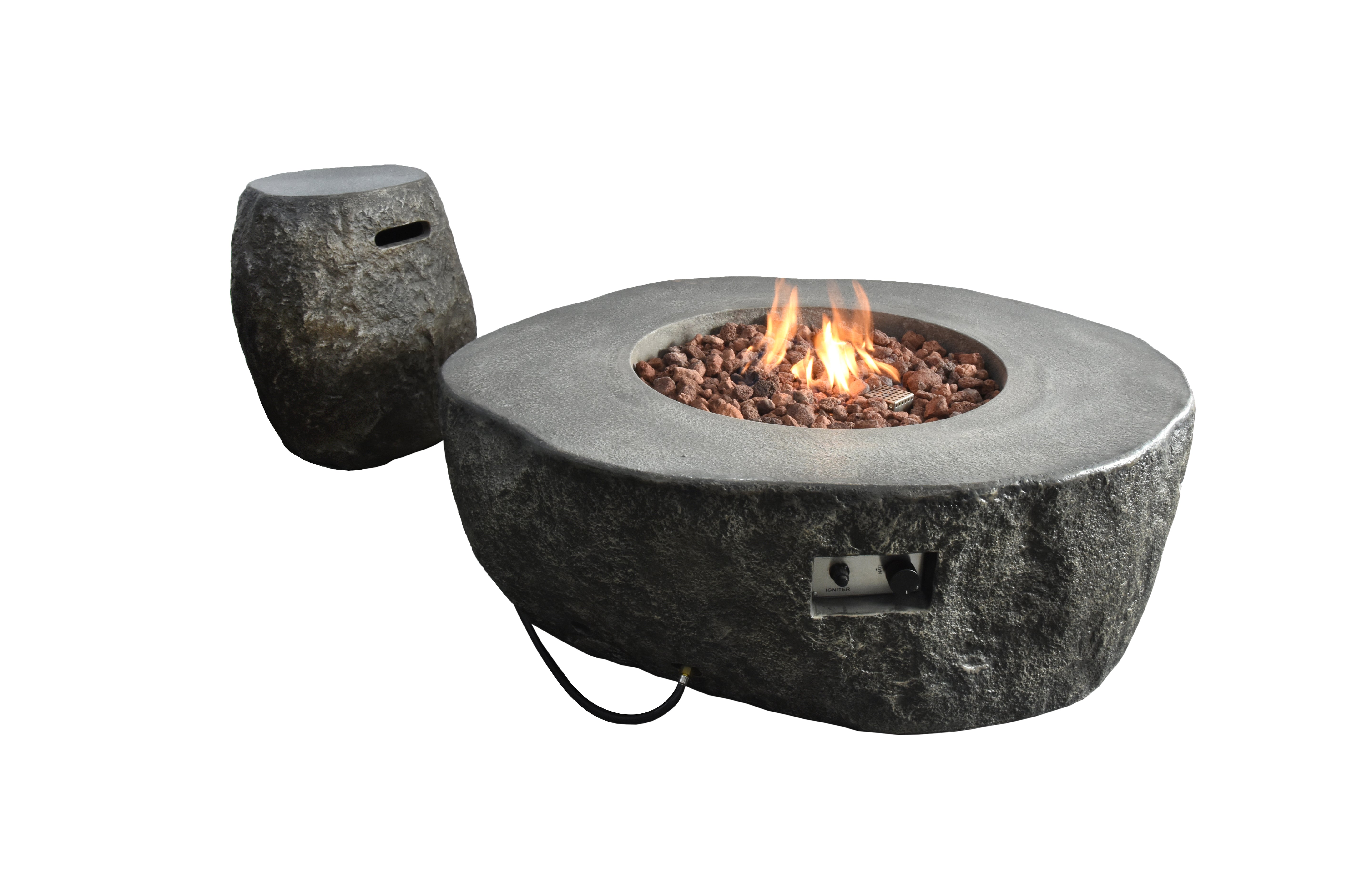 Elementi gasflesdeksel basalt ONB01-117 56 cm