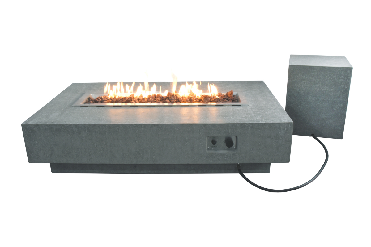 Elementi gasflesdeksel lichtgrijs vierkant ONB01-105LG 45 cm