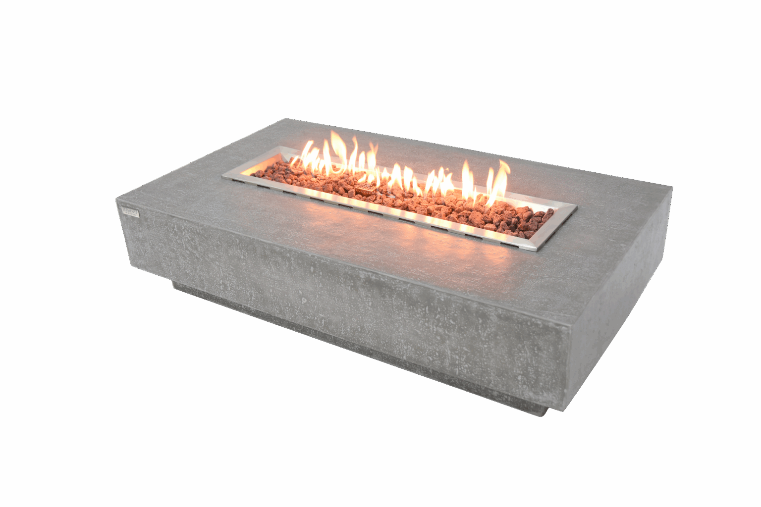 Elementi Hampton gasvuurschaal lichtgrijs 142 cm