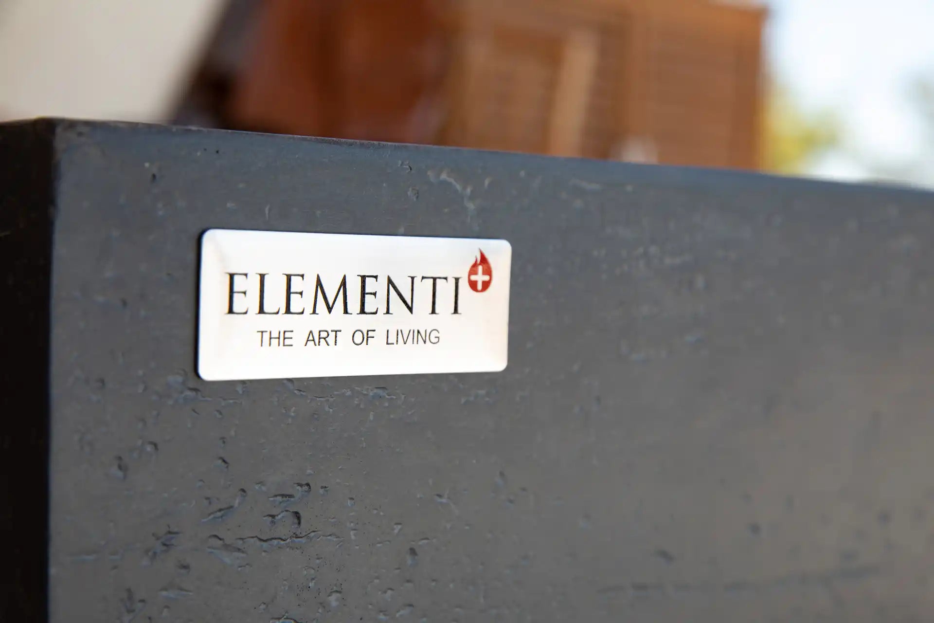 Elementi Positano materiaaldetail travertijn donkergrijs