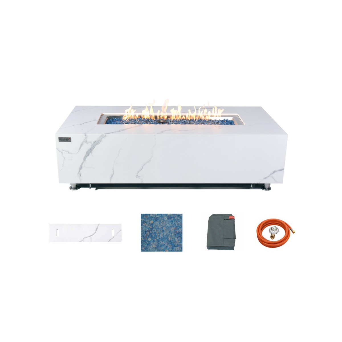 Elementi Carrara leveringsomvang basismodel bianco wit