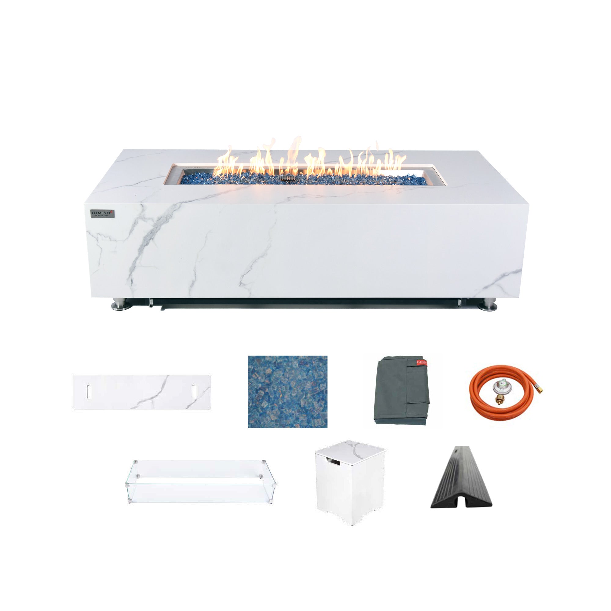 Elementi Carrara leveringsomvang premium-bundel bianco wit