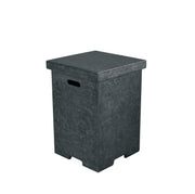 Elementi gasflesdeksel donkergrijs vierkant ONB01-105DG 45 cm
