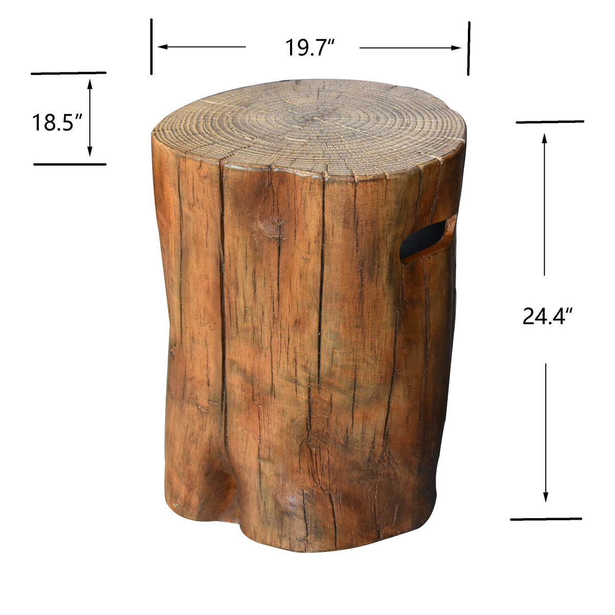Elementi gasflesdeksel roodwoud houtlook ONB01-118RW afmetingen 47 x 49,5 x 62 cm