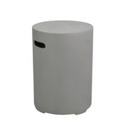Elementi gasflesdeksel lichtgrijs rond ONB01-207LG 45 cm