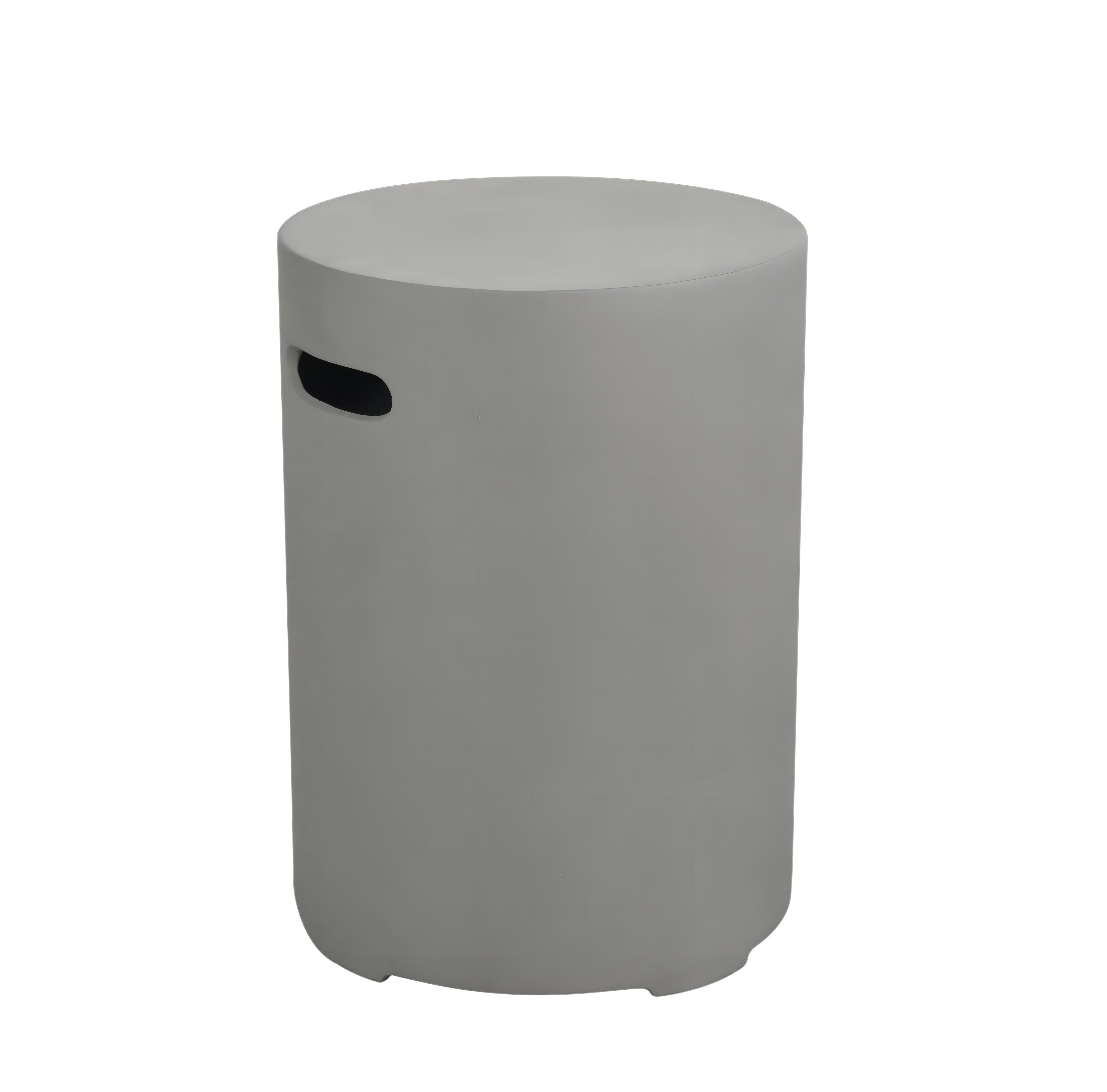 Elementi gasflesdeksel lichtgrijs rond ONB01-207LG 45 cm