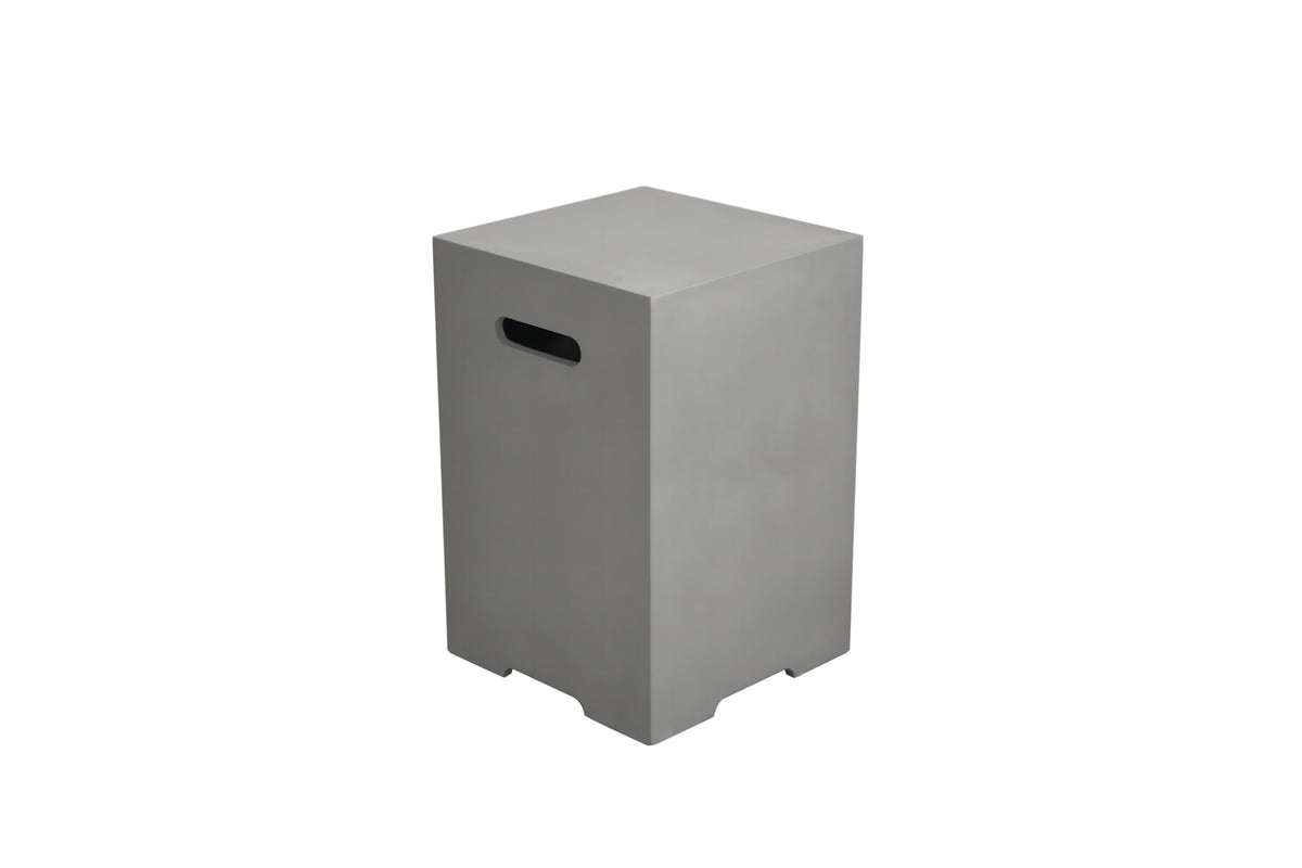 Elementi gasflesdeksel lichtgrijs vierkant ONB01-208LG 45 cm