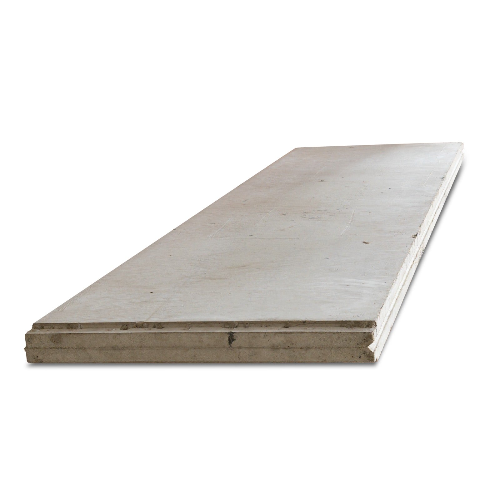 Betonplaat | glad | wit/grijs| 184x36 cm | Berton©