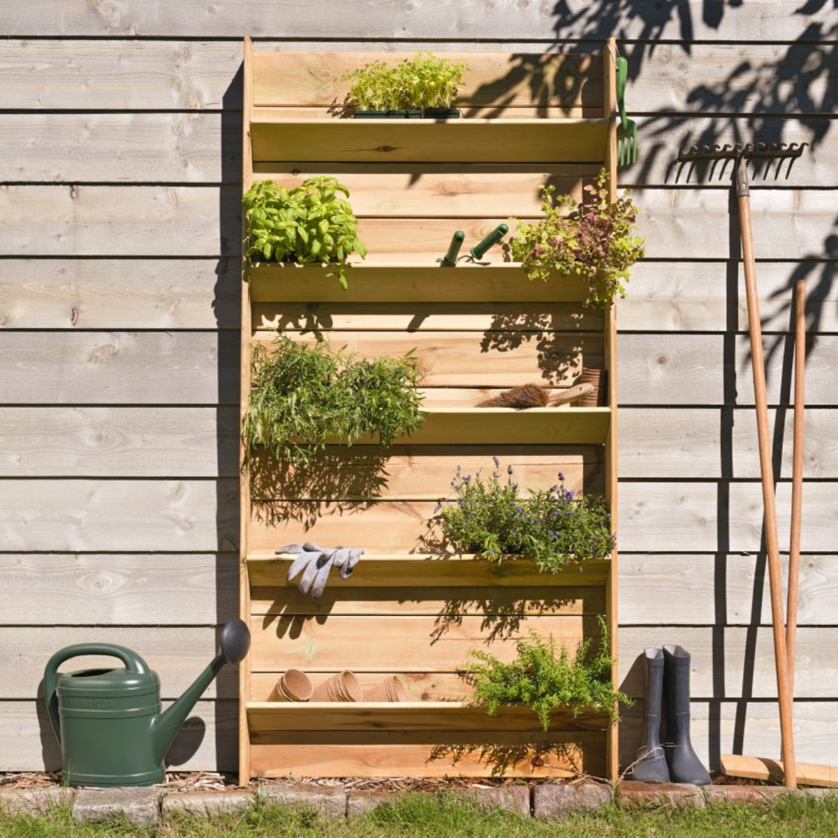 Planten étagière Moestuin H180 x B90 cm