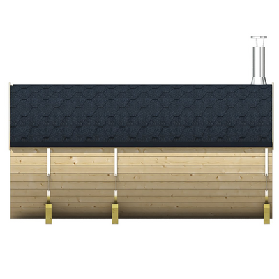 Saunabarrel vurenhout 250x195cm Tuindeco