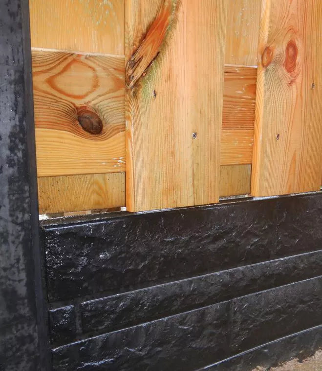 Tenco Betoncoating aangebracht op betonpaal