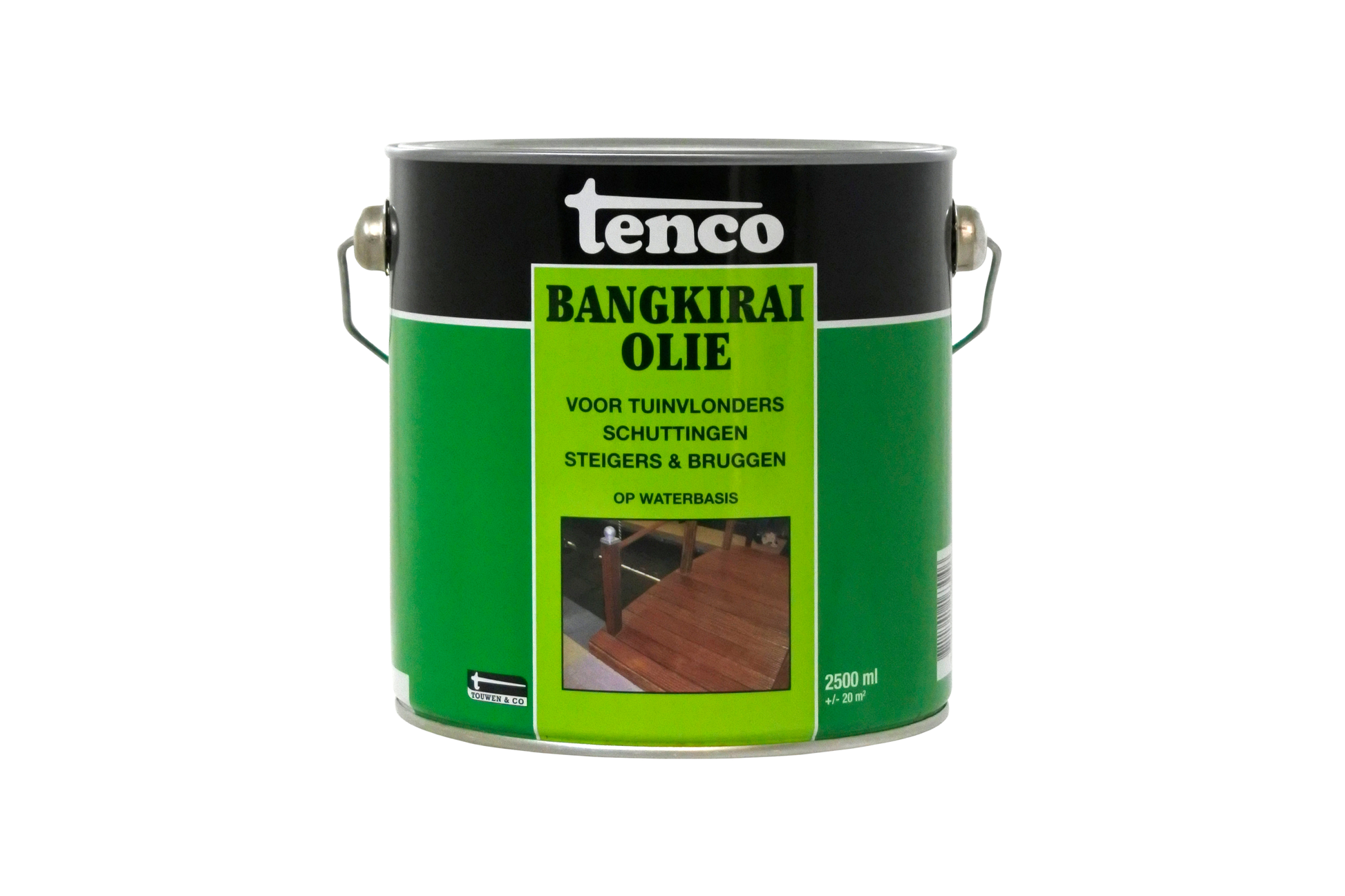 Tenco Bangkiraiolie blik 2,5L Naturel witte achtergrond