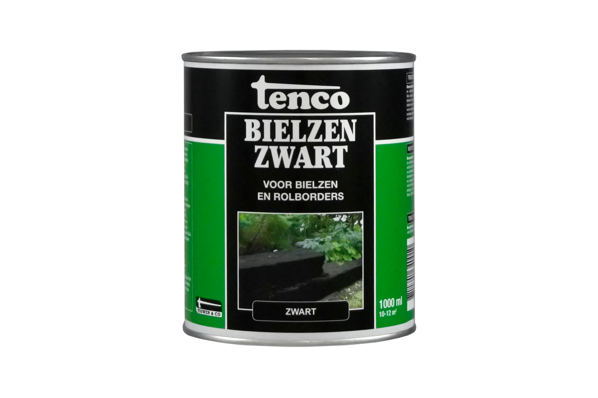 Tenco Bielzenzwart blik 1L witte achtergrond