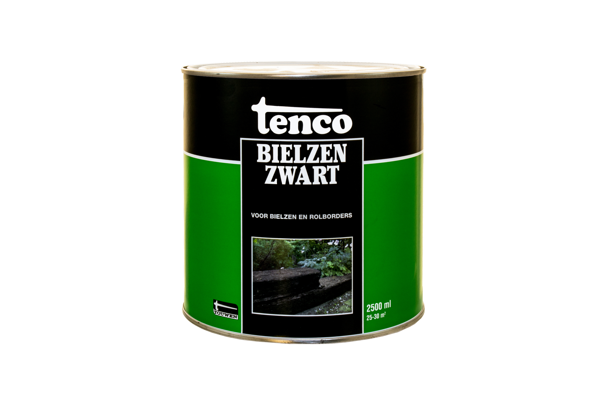 Tenco Bielzenzwart blik 2,5L witte achtergrond