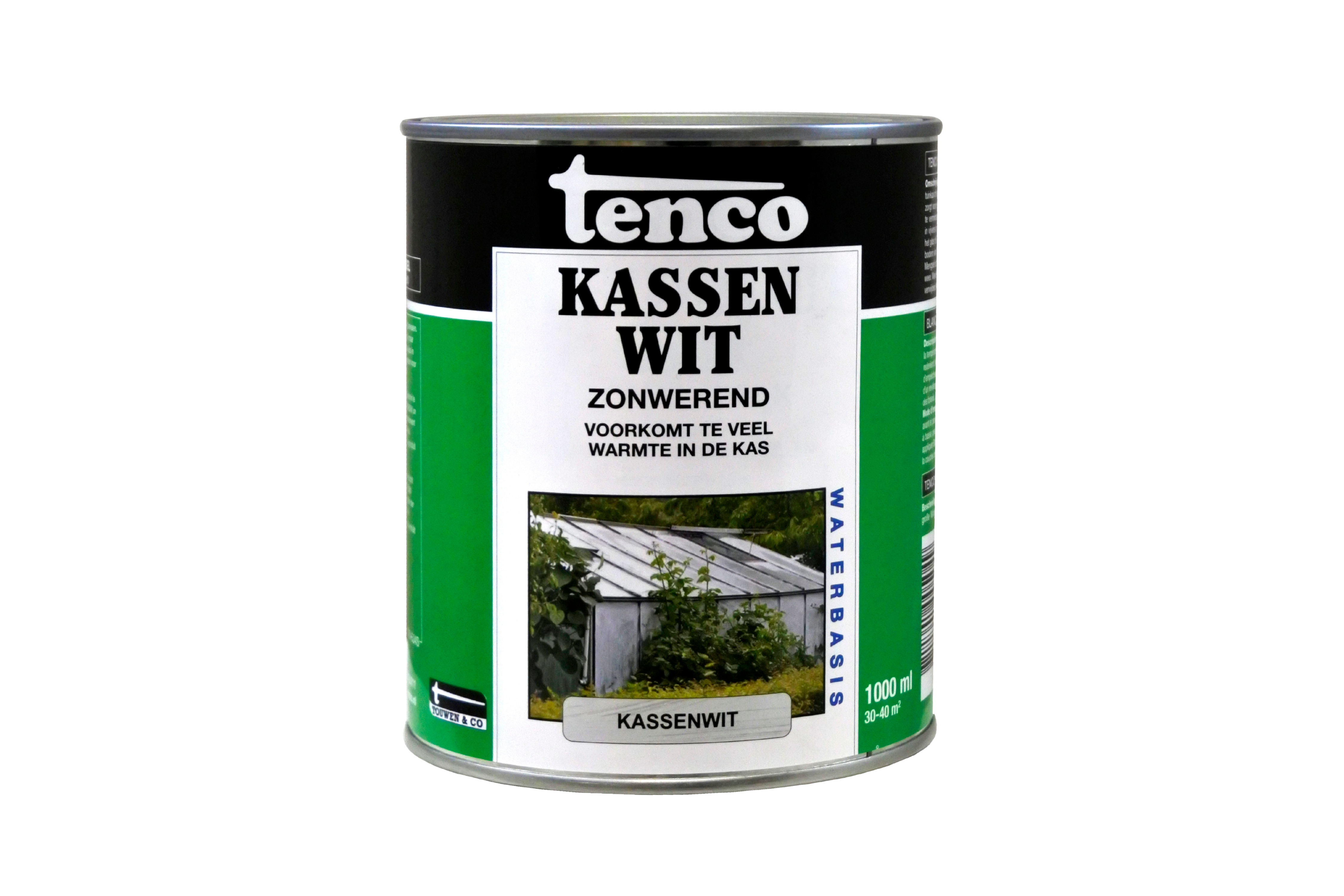 Tenco Kassenwit blik 1L witte achtergrond