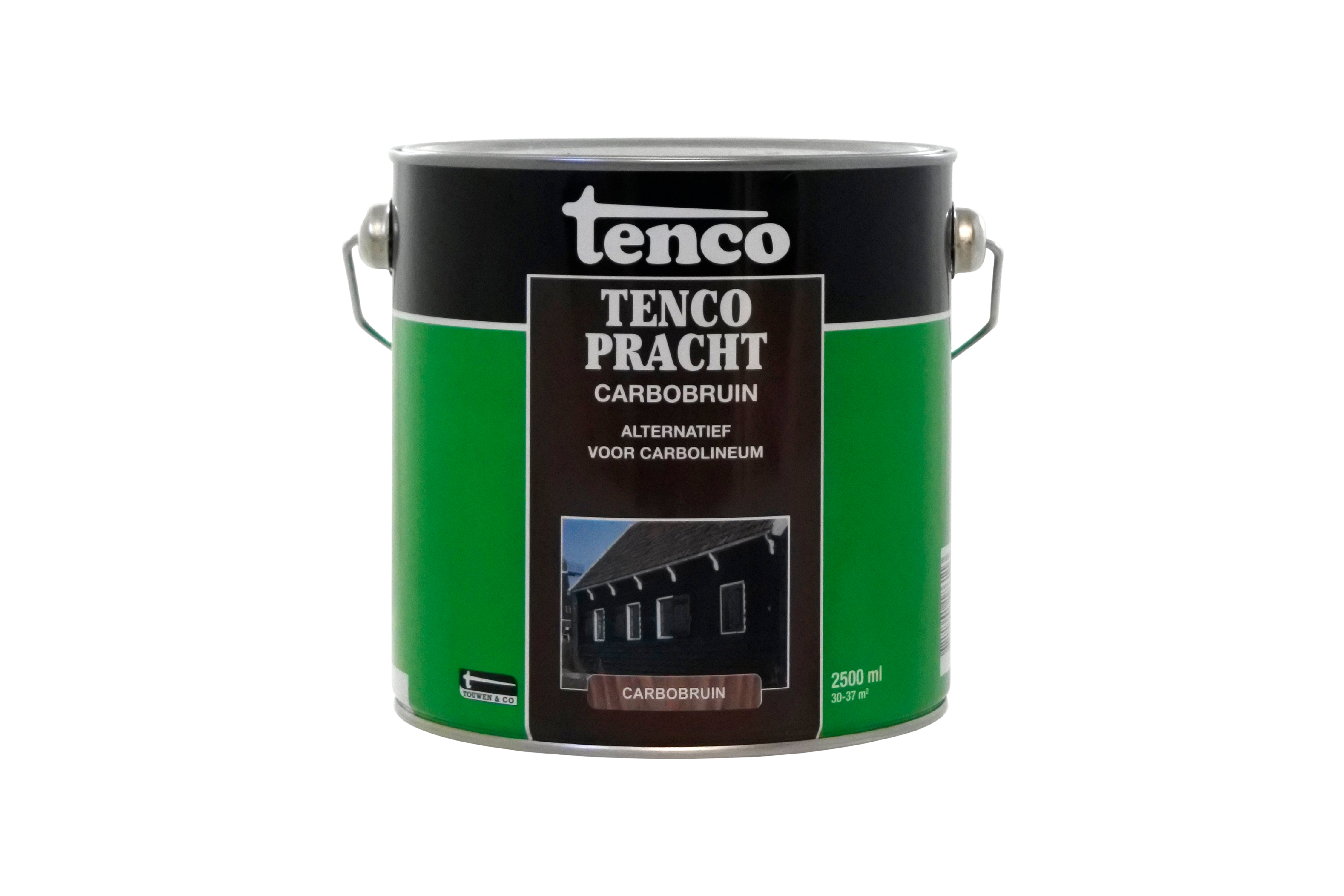 TencoPracht Carbobruin blik 2,5L witte achtergrond