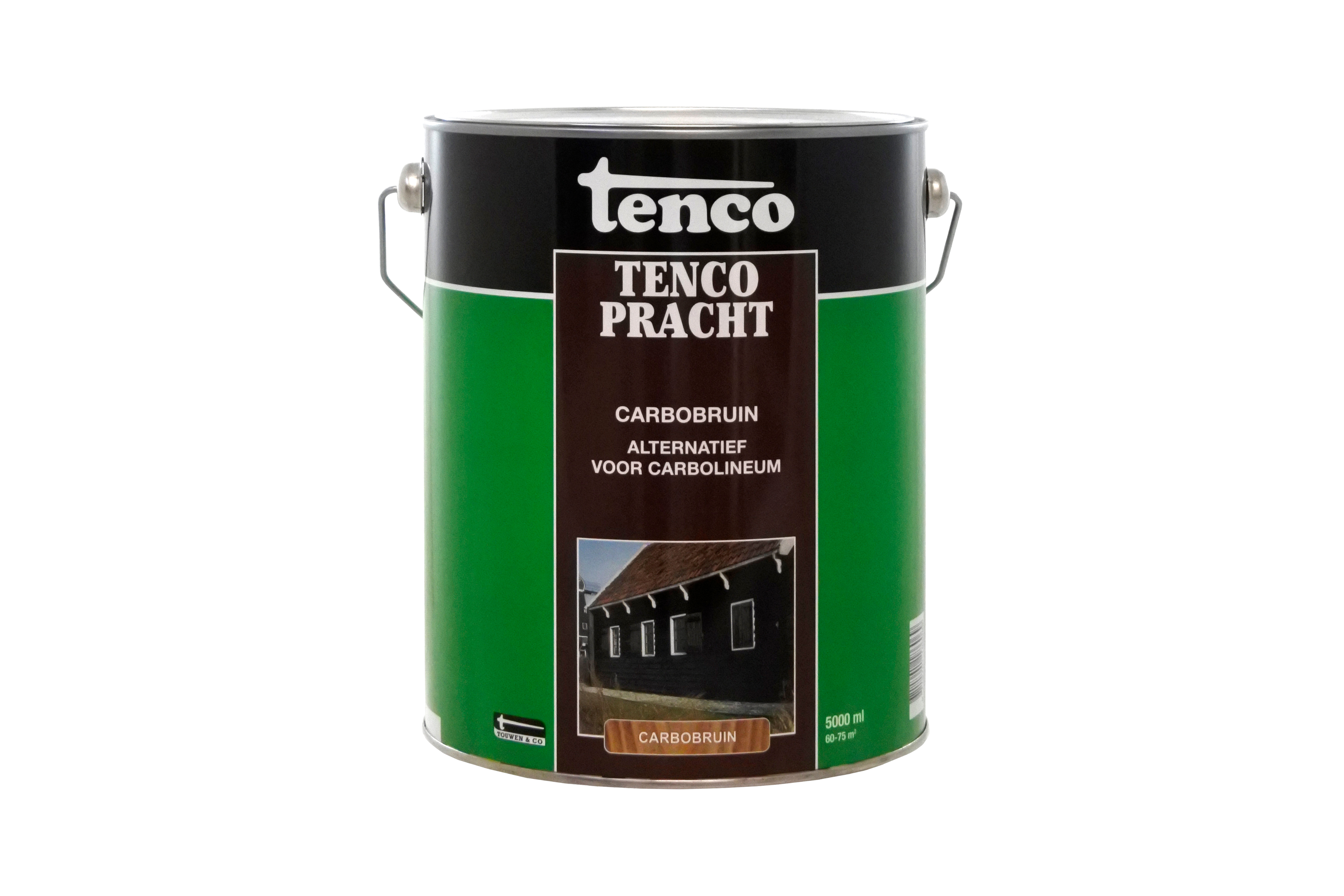 TencoPracht Carbobruin blik 5L witte achtergrond